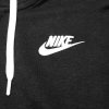 Nike komplet dresowy czarny bawełniany damski spodnie bluza z kapturem 